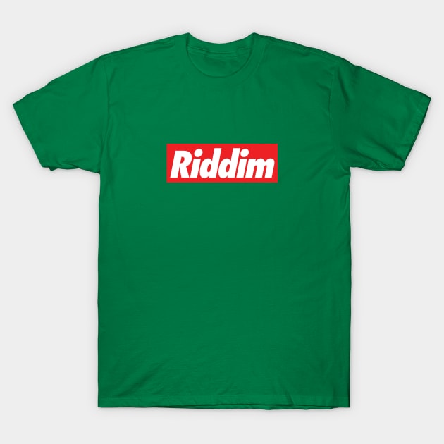 Riddim Dubstep Reggae Dancehall DJ Gift T-Shirt by Drum And Bass Merch